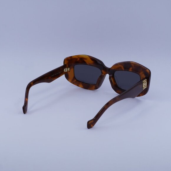 Loewe LW40114F 53A Sunglasses Blonde Havana Cat Eye Frame, Smoke Lenses - Picture 10 of 11